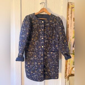 Current Air Ramona Quilted Floral Jacket: Size Small